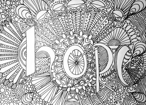 Hope Coloring Page